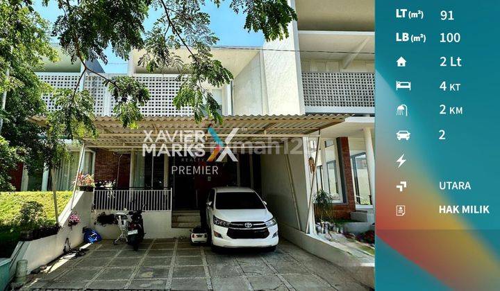 Rumah Modern di The Oz Tidar Malang Lingkungan Asri  1