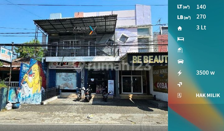 Dijual Ruko 3 Lantai di Raya Gajayana Malang Dekat Kampus