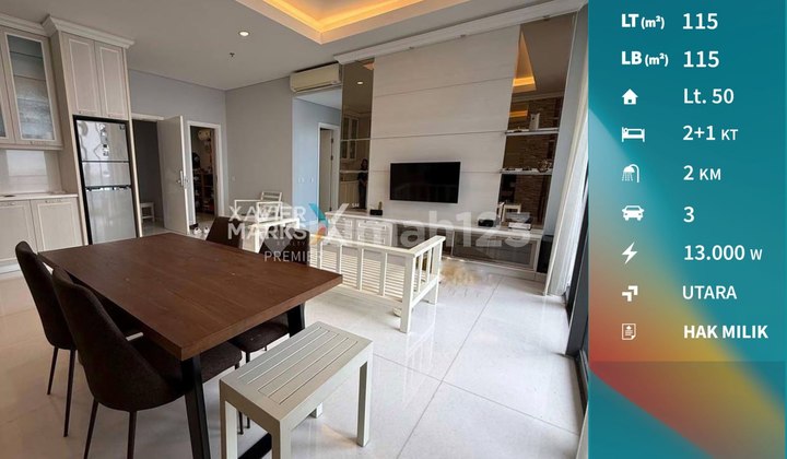 Rare Property Furnished Penthouse at The Voila Ciputra World Surabaya