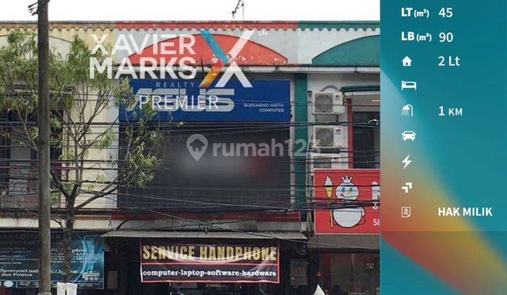 Ruko Strategis Nol Jalan Raya Soekarno Hatta Malang  1