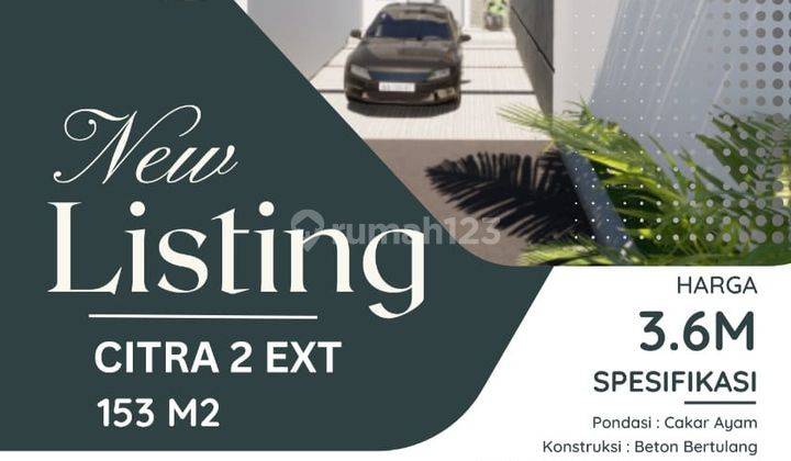 Rumah Citra 2 Ext Tropical Modern 153m2 Brand New 1