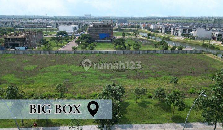 Peluang Invest, Kavling Komersil Big Box 1.561m2 Dekat Toll Pik2  2