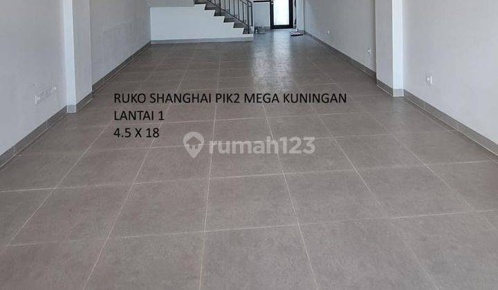 Ruko Pik 2 Mega Kuningan, 4,5x18, Depan Patung Naga 2