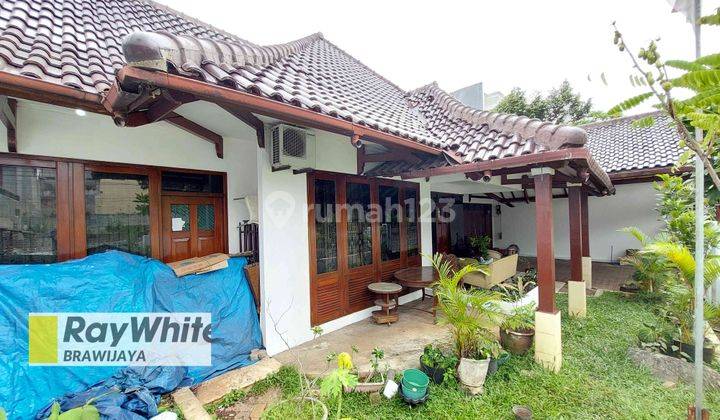 Rumah Tua Di Taman Cilandak, Jaksel, Hadap Selatan, Hanya 1 Km Ke Mrt Fatmawati 1