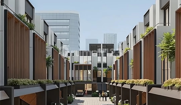 Rumah Townhouse Termewah Belakang Mall Citos 2