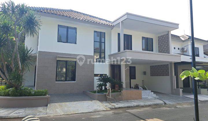 Rumah Modern Minimalis Depan Taman Di Cluster Dekat Tol Bintaro 1