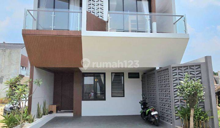  Rumah Furnished Bagus Di Cluster Dekat Pintu Tol Pondok Cabe 1