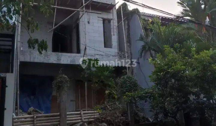 Rumah baru tapi mangkrak jual murah di pondok kelapa, duren sawit 1