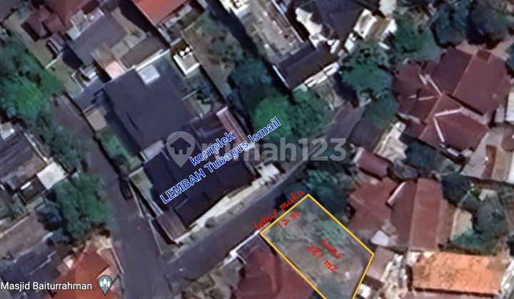 Kavling Lembah Tubagus Ismail, Cocok untuk Rumah dan Kos kosan