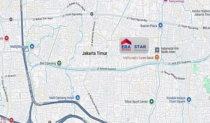 Rumah Bagus Unfurnished sangat murah 775 m2 Duren Sawit, Jakarta Timur 2