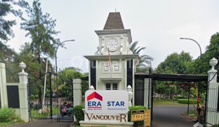 Tanah Kavling Siap Bangun Hook di Cluster Vancouver Kota Wisata Cibubur