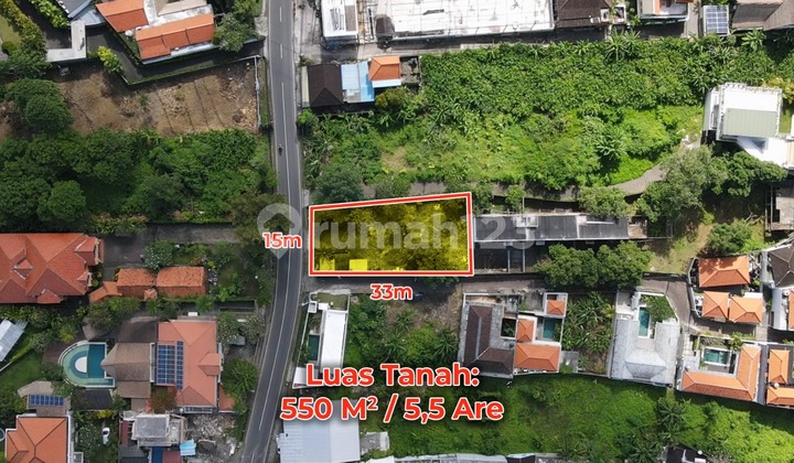 Land for lease at prime location Tumbak Bayuh, Perenenan, Canggu
