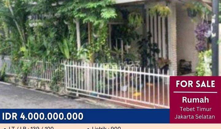 Dijual Rumah Di Tebet, Jakarta Selatan 1