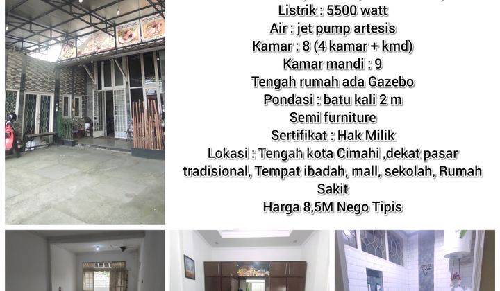 Rumah Antik 2 Muka  Cepat Sudah Turun Harga Cimahi Dekat Alun² 2