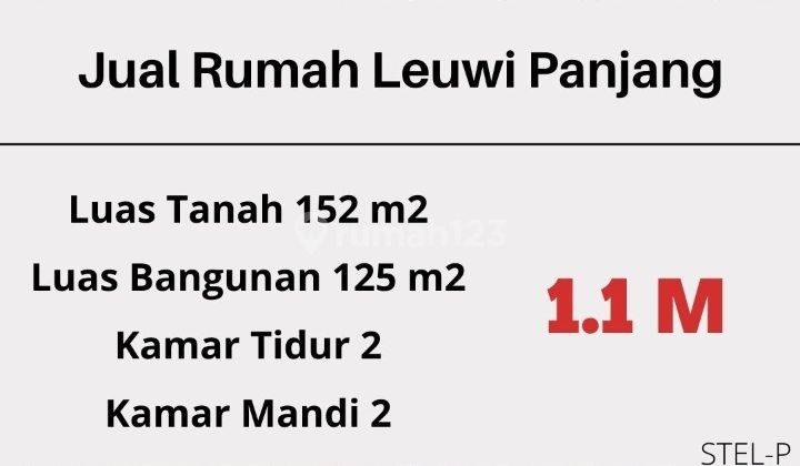 For Sale Rumah Sayap Leuwi Panjang Harga Murah 1Man 1