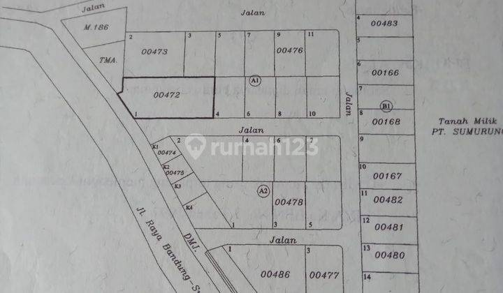 Rumah murah hitung tnh di Jaln raya tanjung sari, bdg - sumedang 2