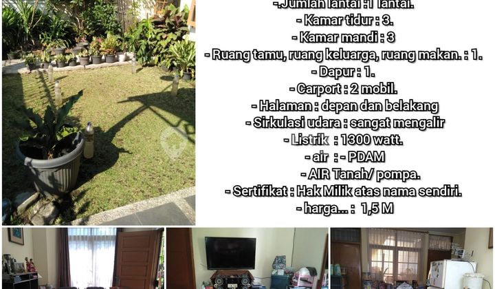 Di Jual Rumah di Sayap Jalan Terusan Jakarta, Antapani, Bandung Di Jual Rumah di Sayap Jalan Terusan Jakarta, Antapani, Bandung