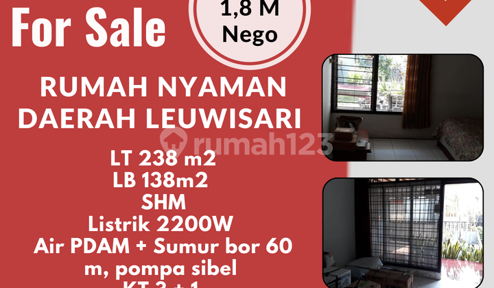 Affordable Comfortable House In Leuwi Sari Wing Leuwi Panjang Bandung 2