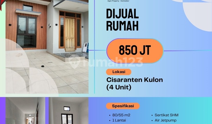 New house in Cisaranten Kulon, Arcamanik, Bandung City, strategic.