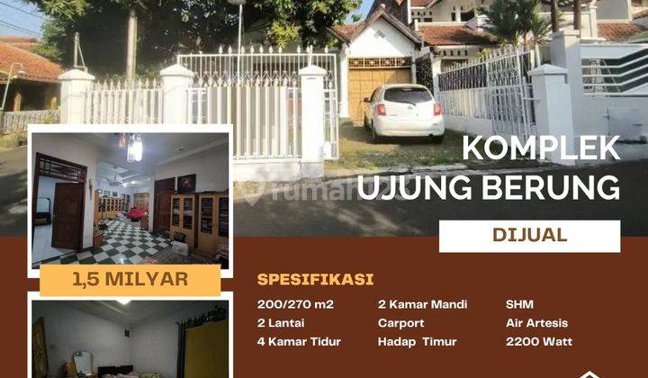 Dijual Cepat Rumah Luas Super Strategis di Komplek Ujungberung 1