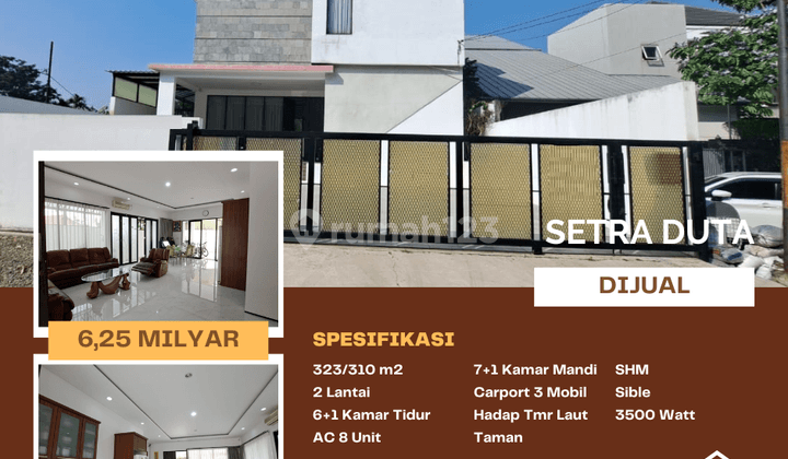 Dijual Cepat Rumah Terawat di Cluster Elite Setra Duta Cimahi 1