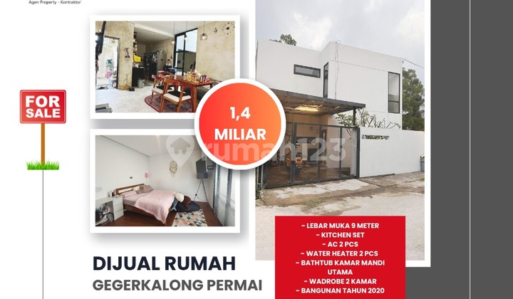 Rumah nyaman lingkungan sejuk segar di Gegerkalong Permai