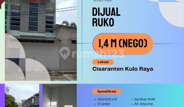 Ruko 2 Lantai Strategis di Cisaranten Kulon Arcamanik Bandung Ruko 2 Lantai Strategis di Cisaranten Kulon Arcamanik Bandung