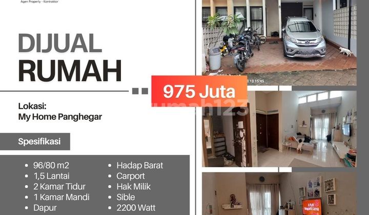 Jual rumah minimalis nyaman terawat di MY HOME Panghegar Gedebage Jual rumah minimalis nyaman terawat di MY HOME Panghegar Gedebage