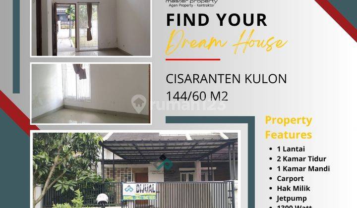 Dijual Rumah 1 Lantai di Perumahan Cisaranten Kulon Arcamanik 1