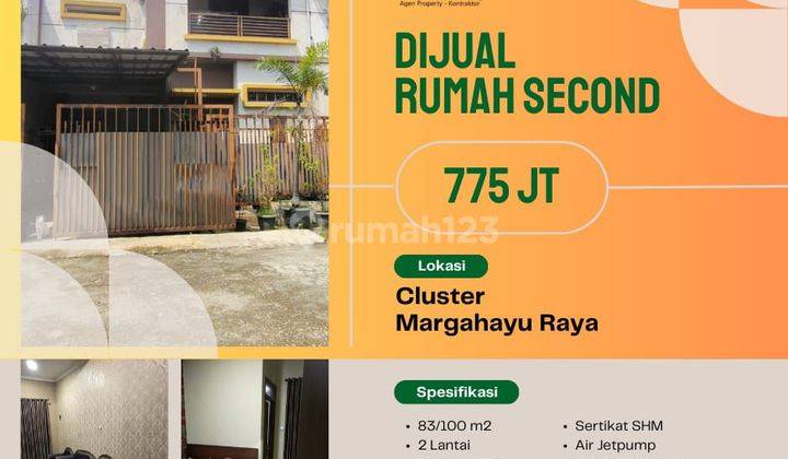 Rumah Dijual Cepat 2 Lantai 700 Jutaan di Margahayu Kota Bandung 1