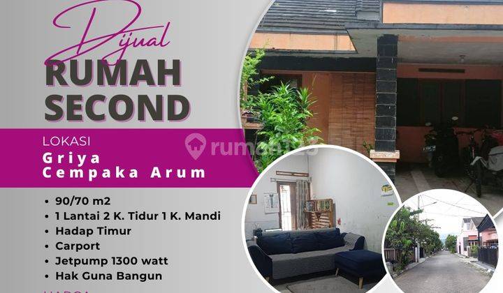 Dijual Rumah 1 Lantai Strategis Dekat Masjid Al Jabbar Bandung 1