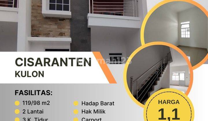 Dijual Rumah 2 Lantai Siap Huni di Cisaranten Kulon Arcamanik 1