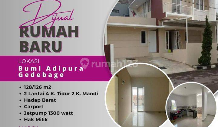 Dijual Rumah Nyaman Terawat di Bumi Adipura Gedebage Kota Bandung 1