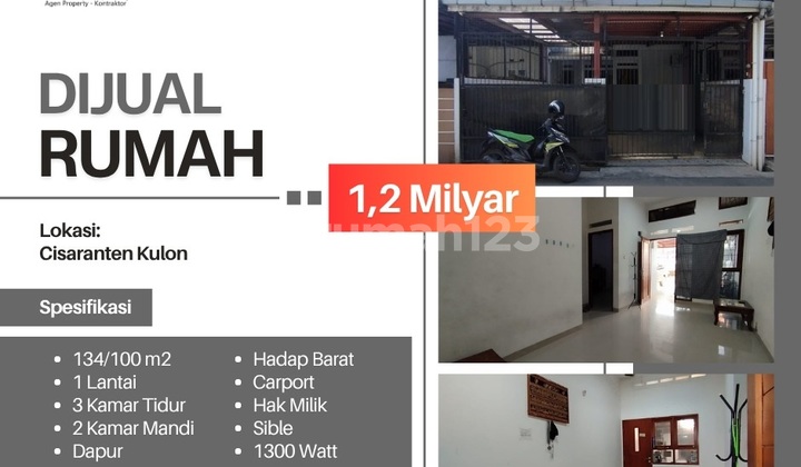 Rumah di Cisaranten Kulon – Nyaman dan Aman untuk Keluarga Rumah di Cisaranten Kulon – Nyaman dan Aman untuk Keluarga