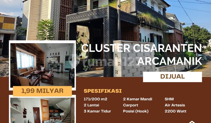 Rumah Dijual di Arcamanik Kota Bandung Dalam Cluster Strategis