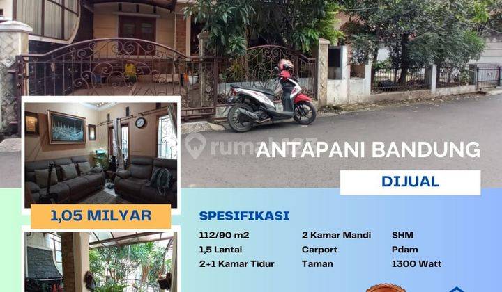 Dijual Cepat Rumah Super Strategis di Komplek Antapani Bandung 1