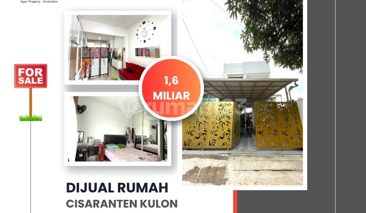 Rumah 3 lantai nyaman terawat di Cisaranten Kulon Arcamanik