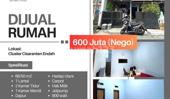 Jarang Ada 500 Jutaan di Cluster Cisaranten Endah Arcamanik