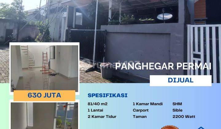 Dijual Cepat Bu Rumah Minimalis Strategis di Panghegar Permai 1