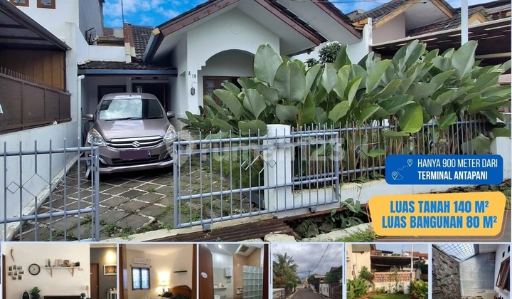 Jual cepat rumah nyaman strategis di Cluster Antapani Bandung
