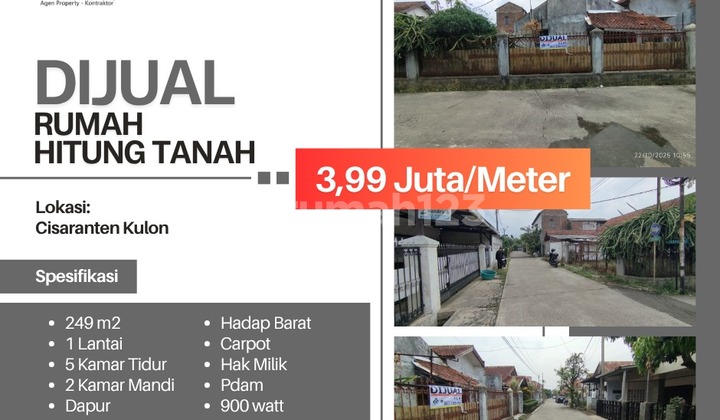 Jual cepat hitung tanah di Komplek Cisaranten Kulon Arcamanik Jual cepat hitung tanah di Komplek Cisaranten Kulon Arcamanik