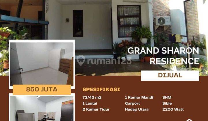 Jual Rumah Minimalis Langka di Grand Sharon Residence Bandung 1