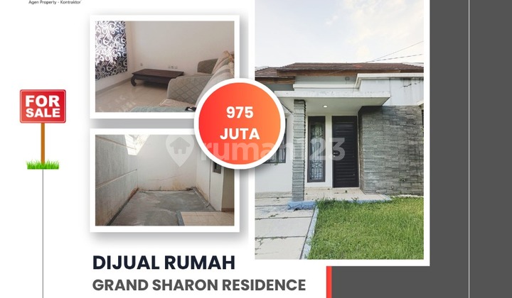 Jual cepat rumah 1 lantai di Grand Sharon Residence Kota Bandung