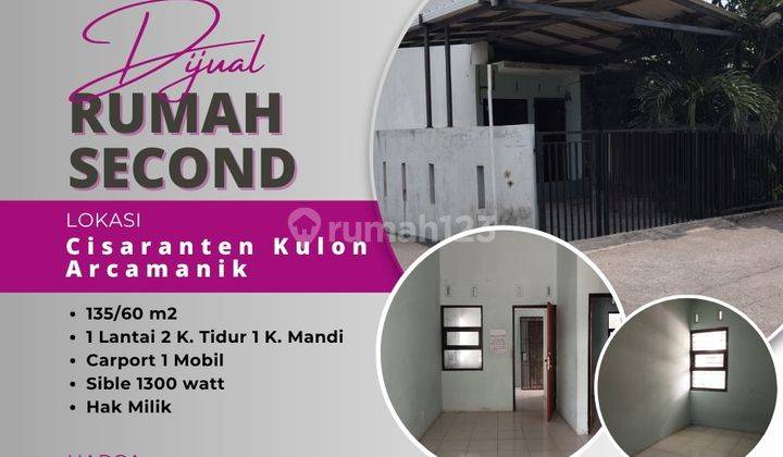 Dijual Rumah 600 Jutaan di Cisaranten Kulon Arcamanik Bandung 1