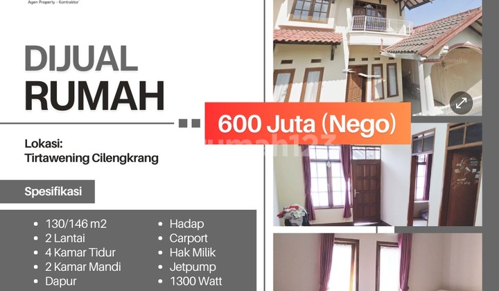 Rumah di Komp Tirtawening Cibiru, Harga Terjangkau, Bebas Banjir Rumah di Komp Tirtawening Cibiru, Harga Terjangkau, Bebas Banjir