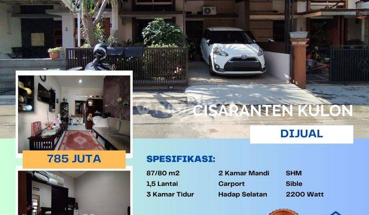 Jual Cepat Rumah Strategis di Cluster Cisaranten Kulon Arcamanik 1