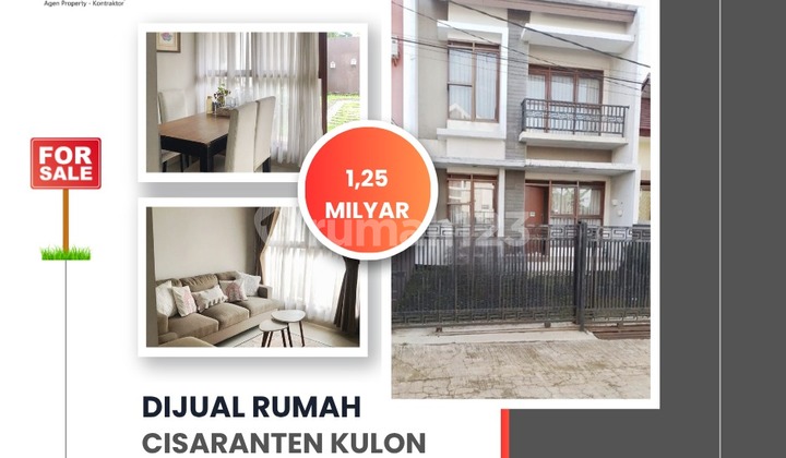 Rumah 2 Lantai Terawat di Cisaranten Kulon Arcamanik Kota Bandung