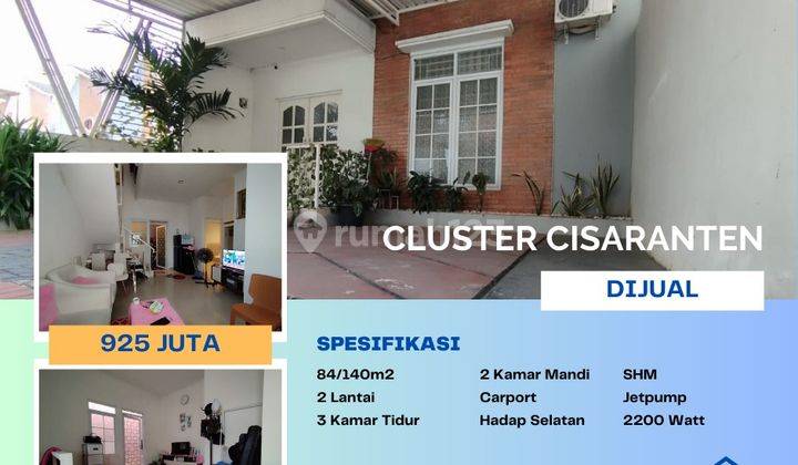 Rumah Minimalis 2 Lantai Bergaya Eropa di Cisaranten Kulon 1