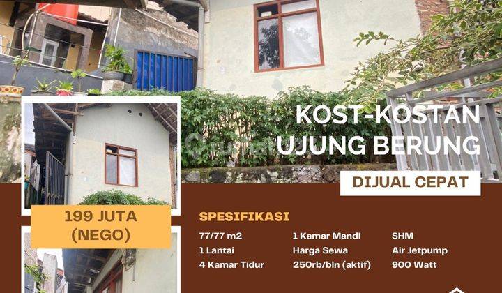 Dijual Cepat Kos Kosan Super Strategis di Ujungberung Bandung 1