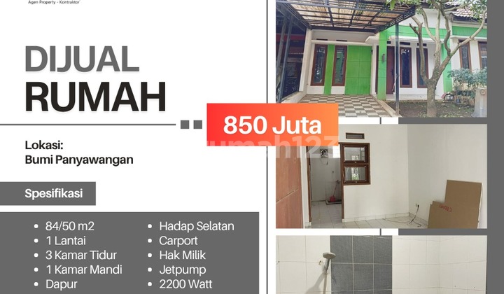 Rumah minimalis di Komplek Bumi Panyawangan Cileunyi Bandung